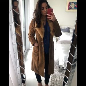Banana Republic Camel Suede Coat